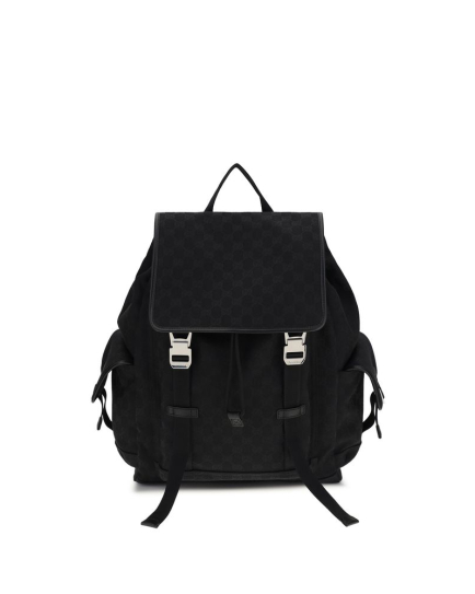 Gucci Black Fabric Backpack