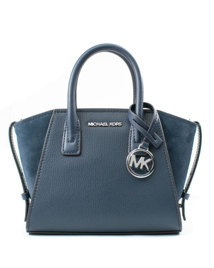 Michael Kors Blue Canvas Handbag