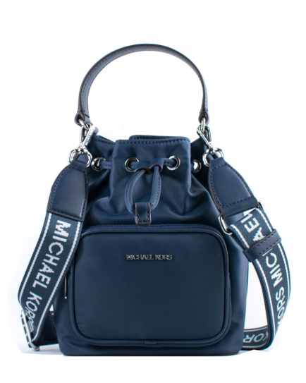 Michael Kors Blue Nylon Backet Bag