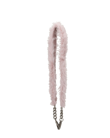 Miu Miu Pink Fur Shoulder Bag