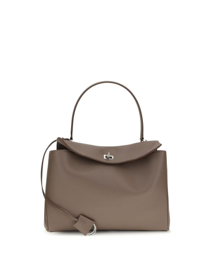 Balenciaga Gray Calf Leather Bos Taurus Shoulder Bag