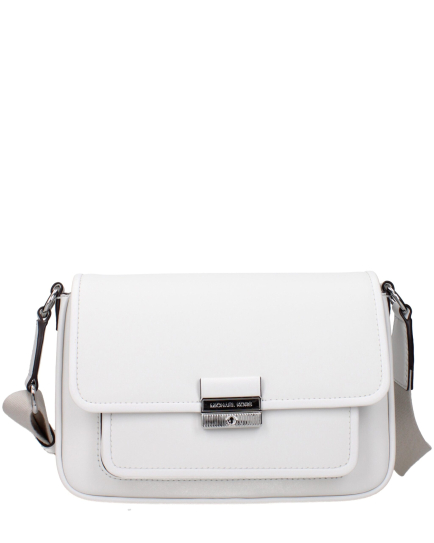 Michael Kors White Leather Crossbody Bag
