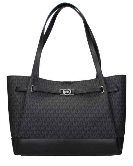 Michael Kors Black Fabric Shoulder Bag