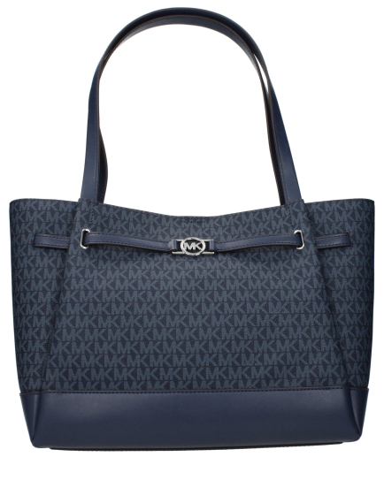Michael Kors Blue Fabric Shoulder Bag