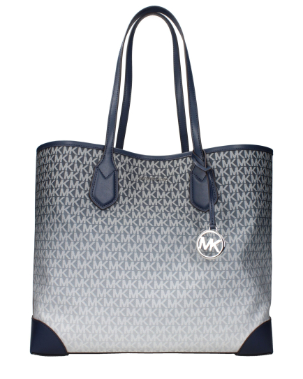 Michael Kors Blue Fabric Shoulder Bag