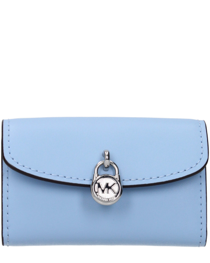 Michael Kors Light Blue Leather Wallet
