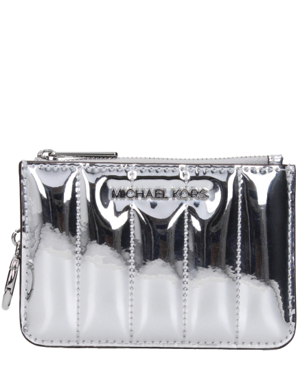 Michael Kors Gray Leather Wallet