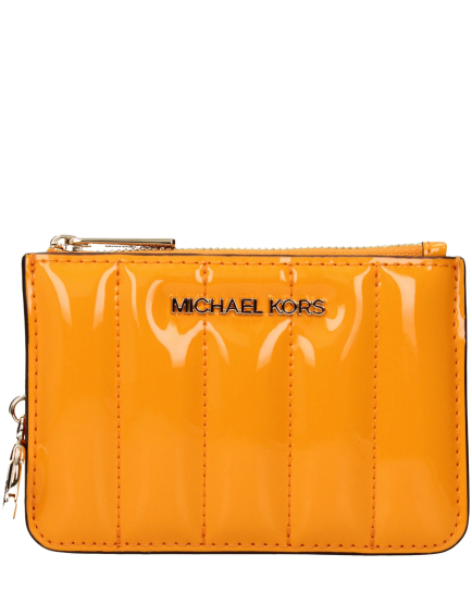 Michael Kors Orange Leather Wallet