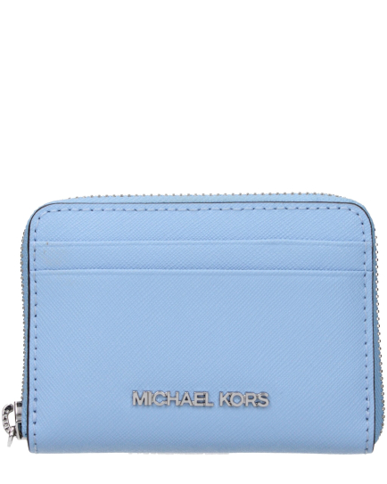 Michael Kors Light Blue Leather Cardholder