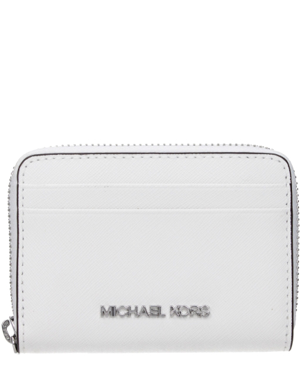 Michael Kors White Leather Cardholder