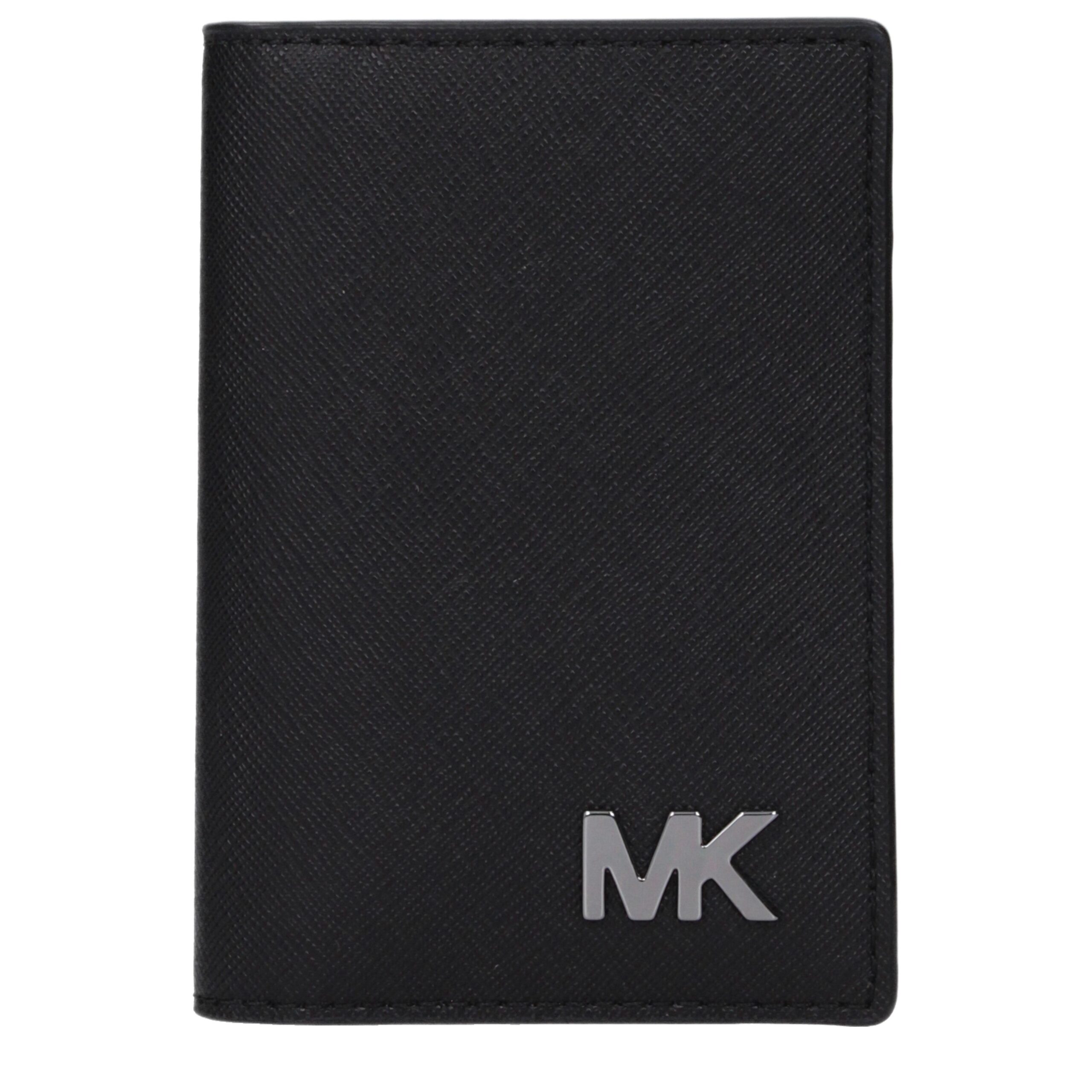 Michael Kors Black Fabric Cardholder