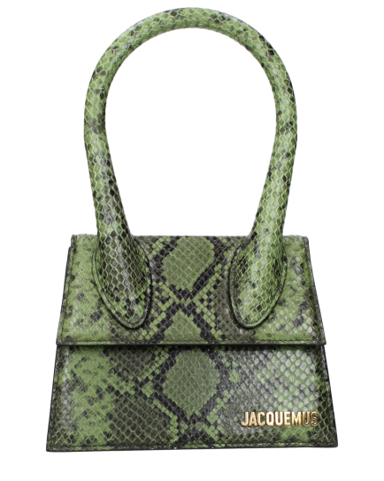 Jacquemus Green Leather Handbag