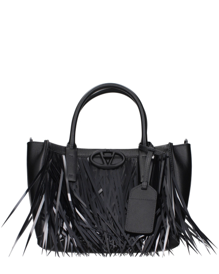 Valentino Garavani Black Leather Handbag
