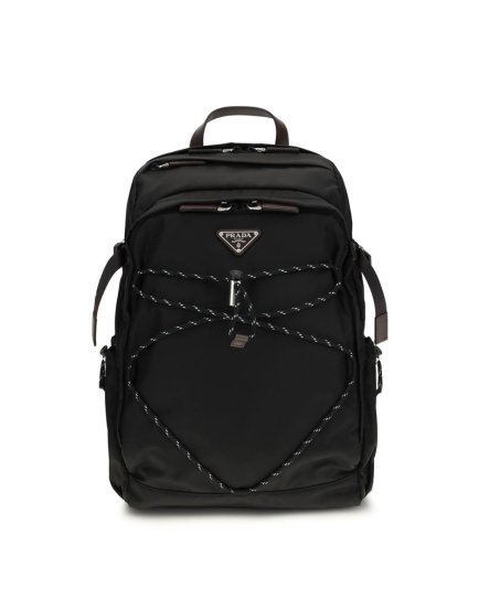 Prada Black Recycled Polyamide Backpack