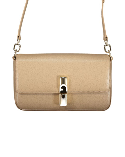 Furla Beige Leather Women Bag