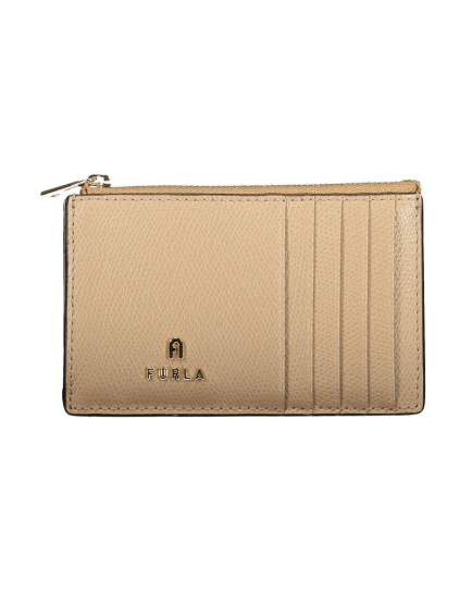 Furla Beige Leather Women Wallet