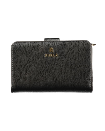 Furla Black Leather Women Wallet