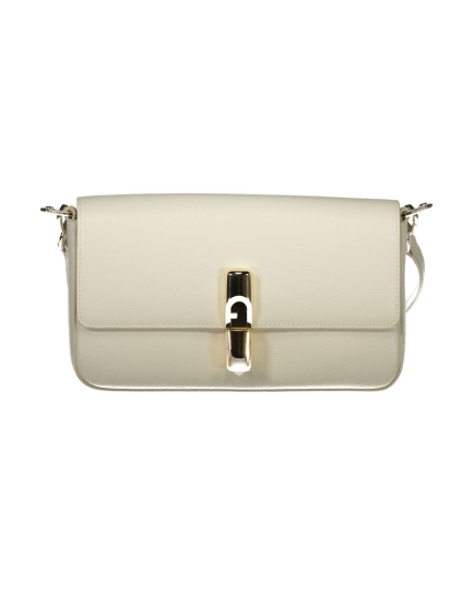 Furla Bianco Pelle Women Handbag